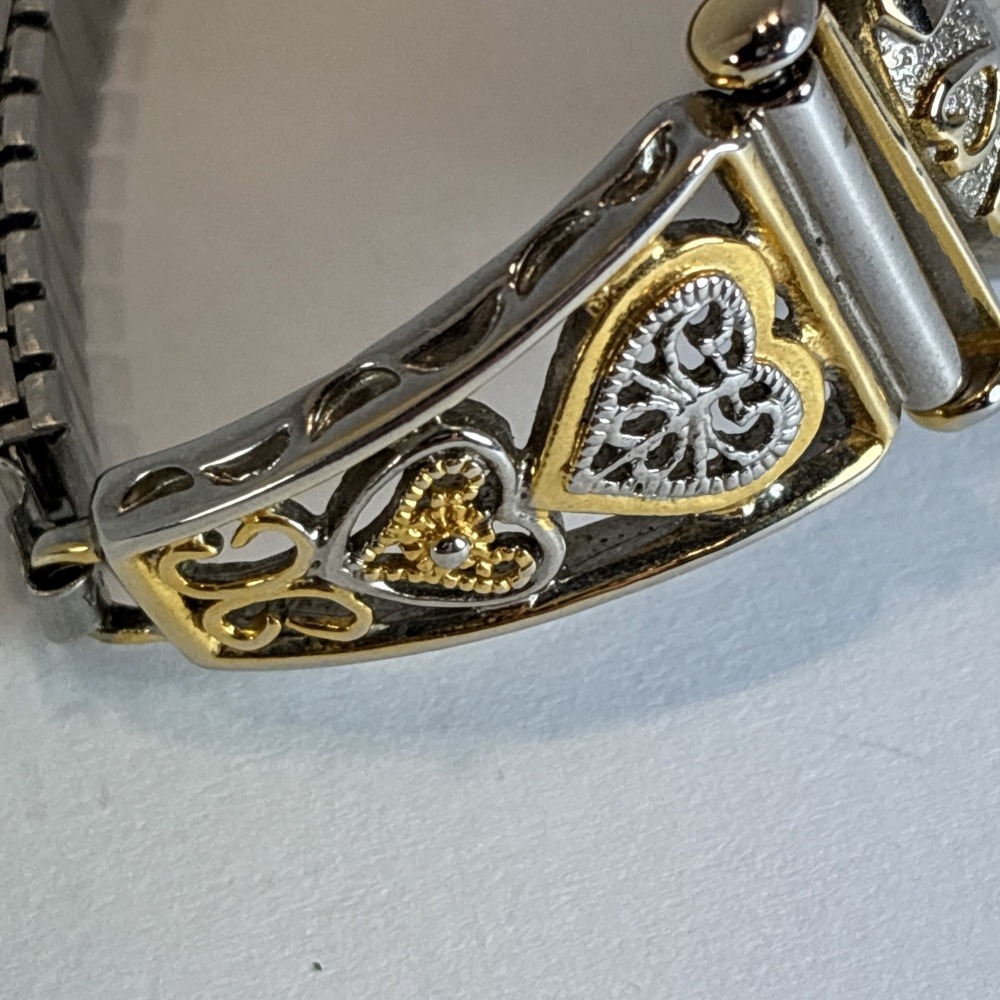 Kathy Ireland Vintage Watch Gold and Silver Tone New Battery Works EUC - Picture 3 of 16